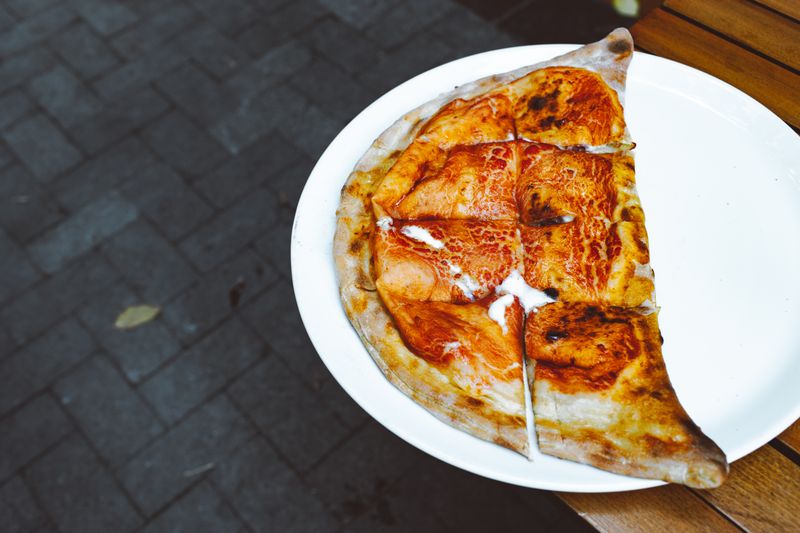 Classic Calzone filled with ricotta and mozzarella