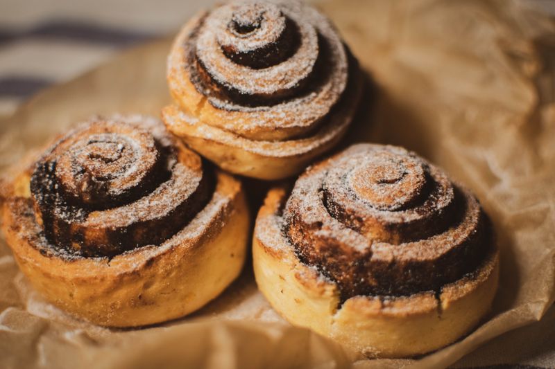 Cinnamon Sugar Dessert Pizza sweet baked treat